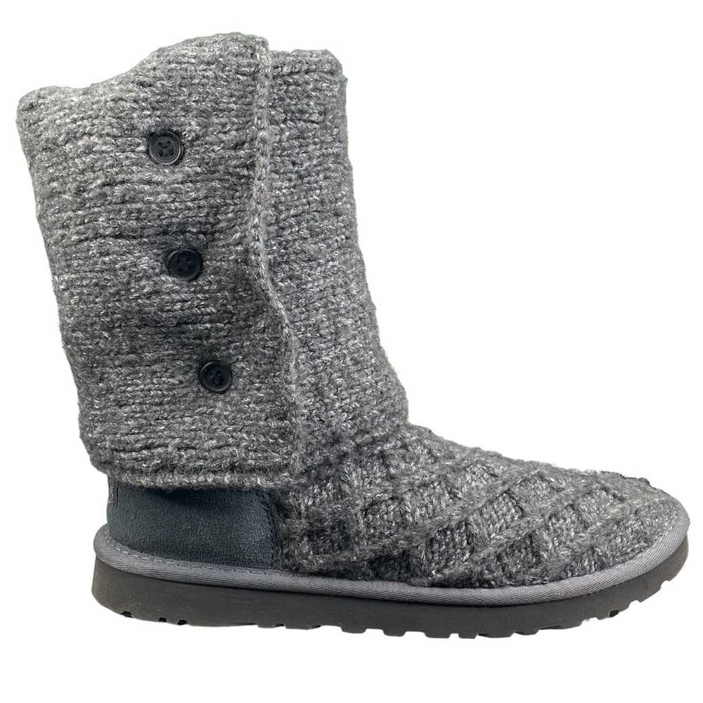 UGG Women’s Cardy Grey Lattice Pull On Winter Boo… - image 1