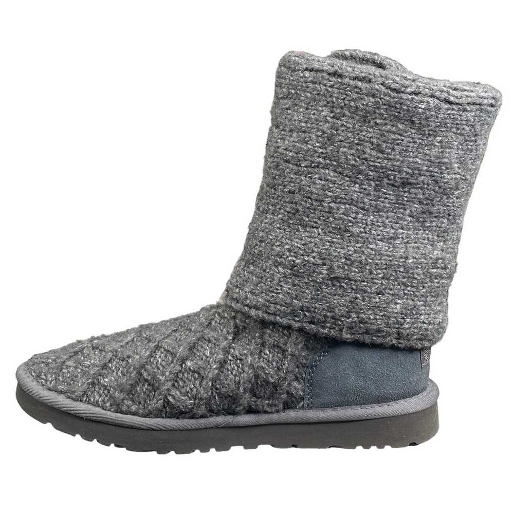 UGG Women’s Cardy Grey Lattice Pull On Winter Boo… - image 2