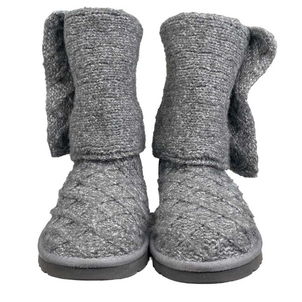 UGG Women’s Cardy Grey Lattice Pull On Winter Boo… - image 5