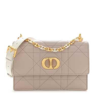 CHRISTIAN DIOR Lambskin Macrocannage Mini Miss Car