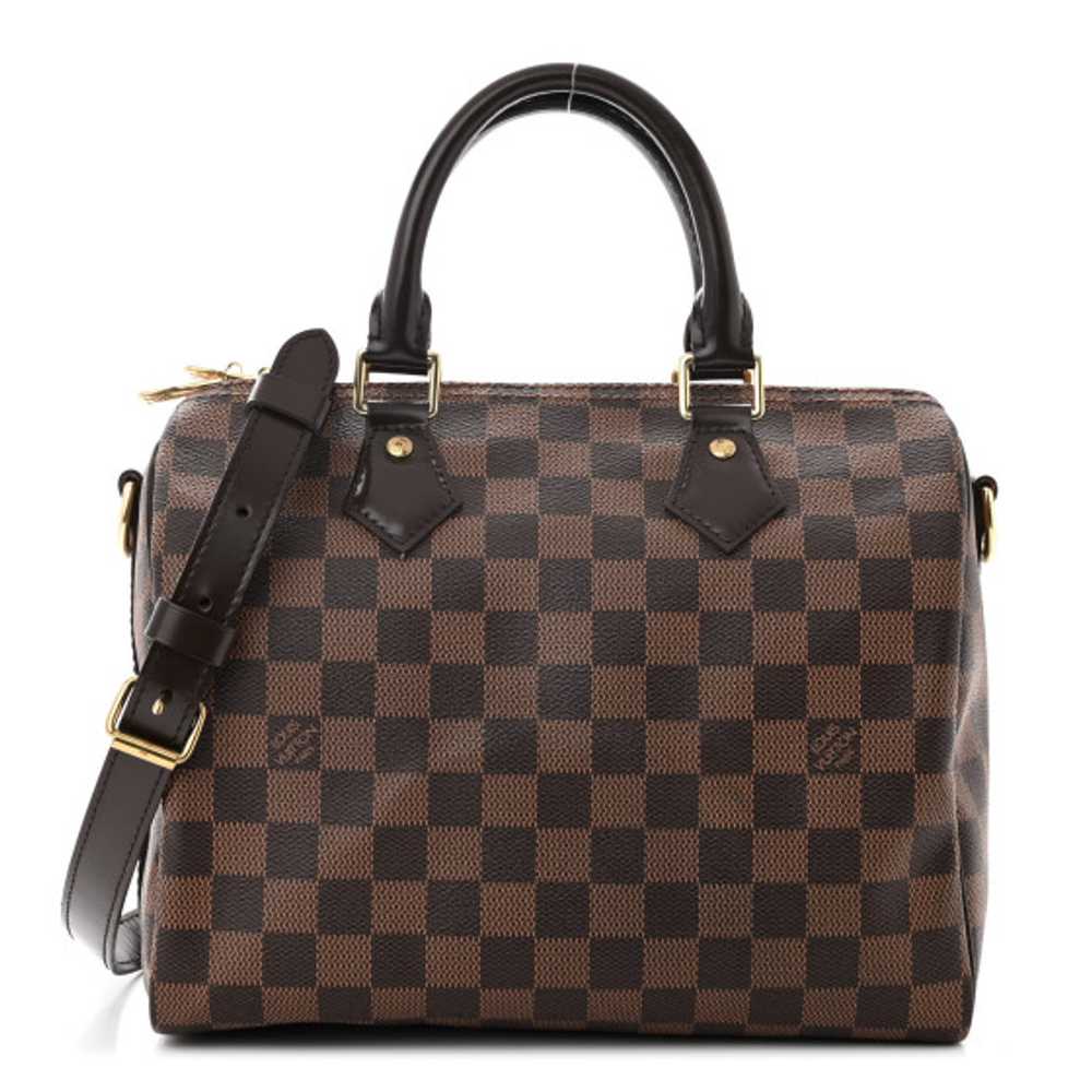 LOUIS VUITTON Damier Ebene Speedy Bandouliere 25 - image 1