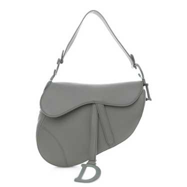 CHRISTIAN DIOR Ultra Matte Calfskin Saddle Bag Gre