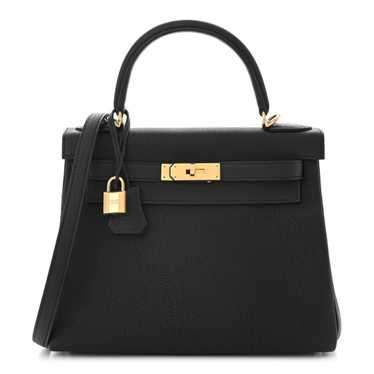 HERMES Togo Kelly Retourne 28 Black