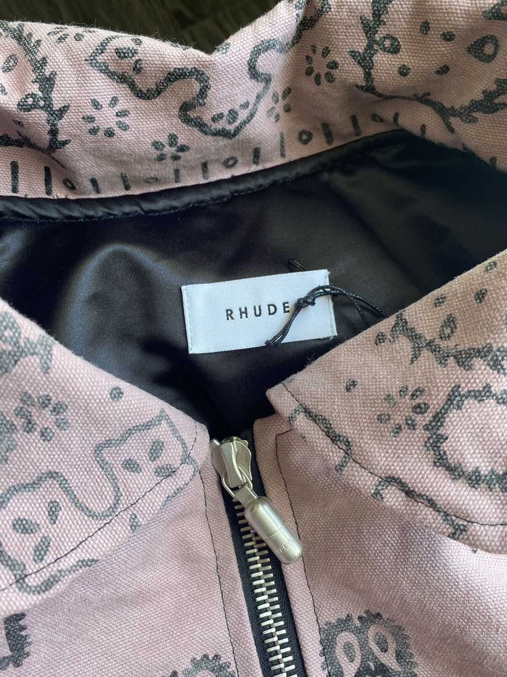 Rhude Bandana Bomber Mauve - image 3