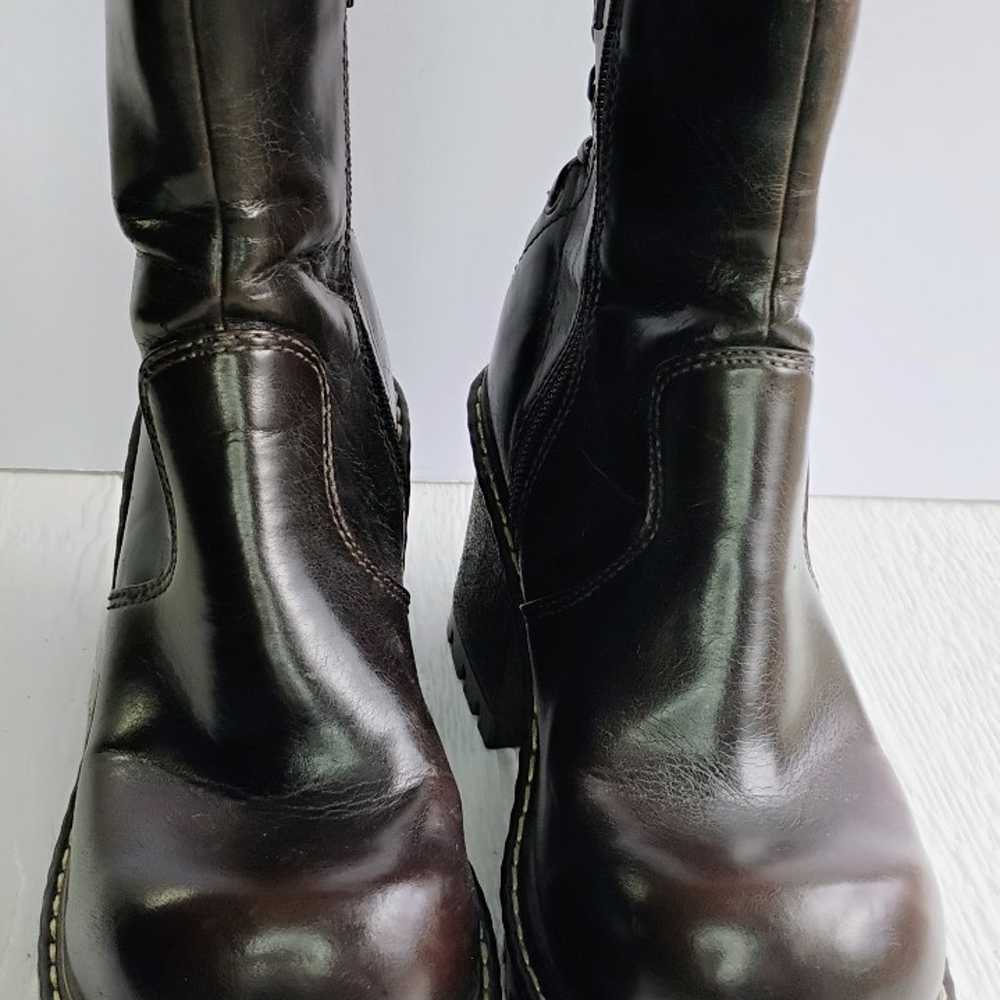 L.e.i. 90's Chunky Dannie Boots Black Sz 8 Grunge… - image 12