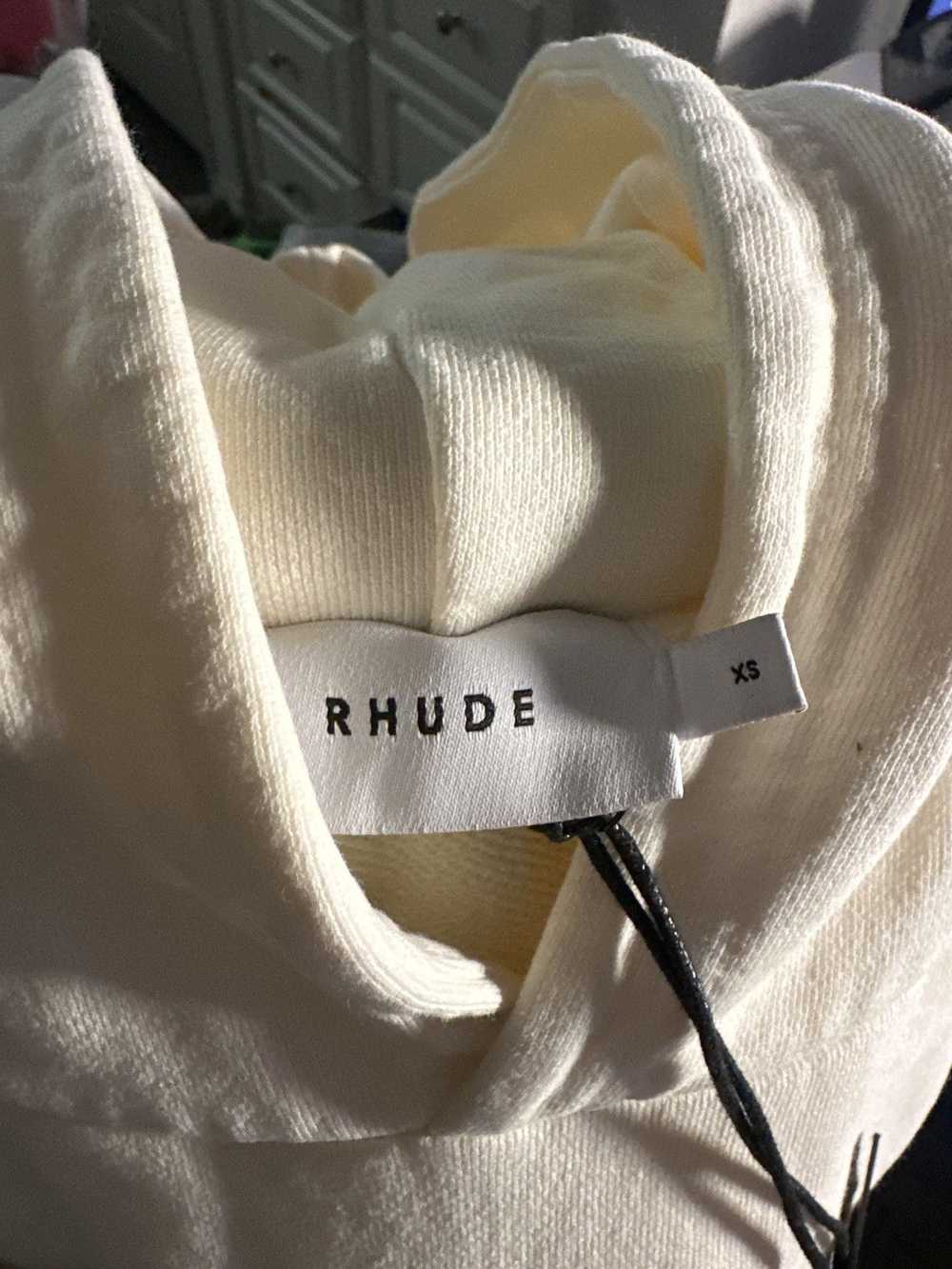 Rhude RHUDE Racing Team Hoodie Beige NEW - image 1