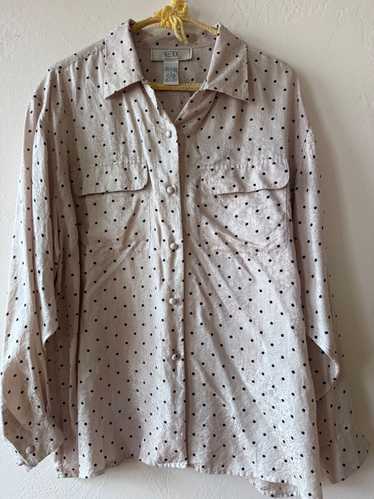 Nexx Champagne silk blouse (L) | Used, Secondhand,