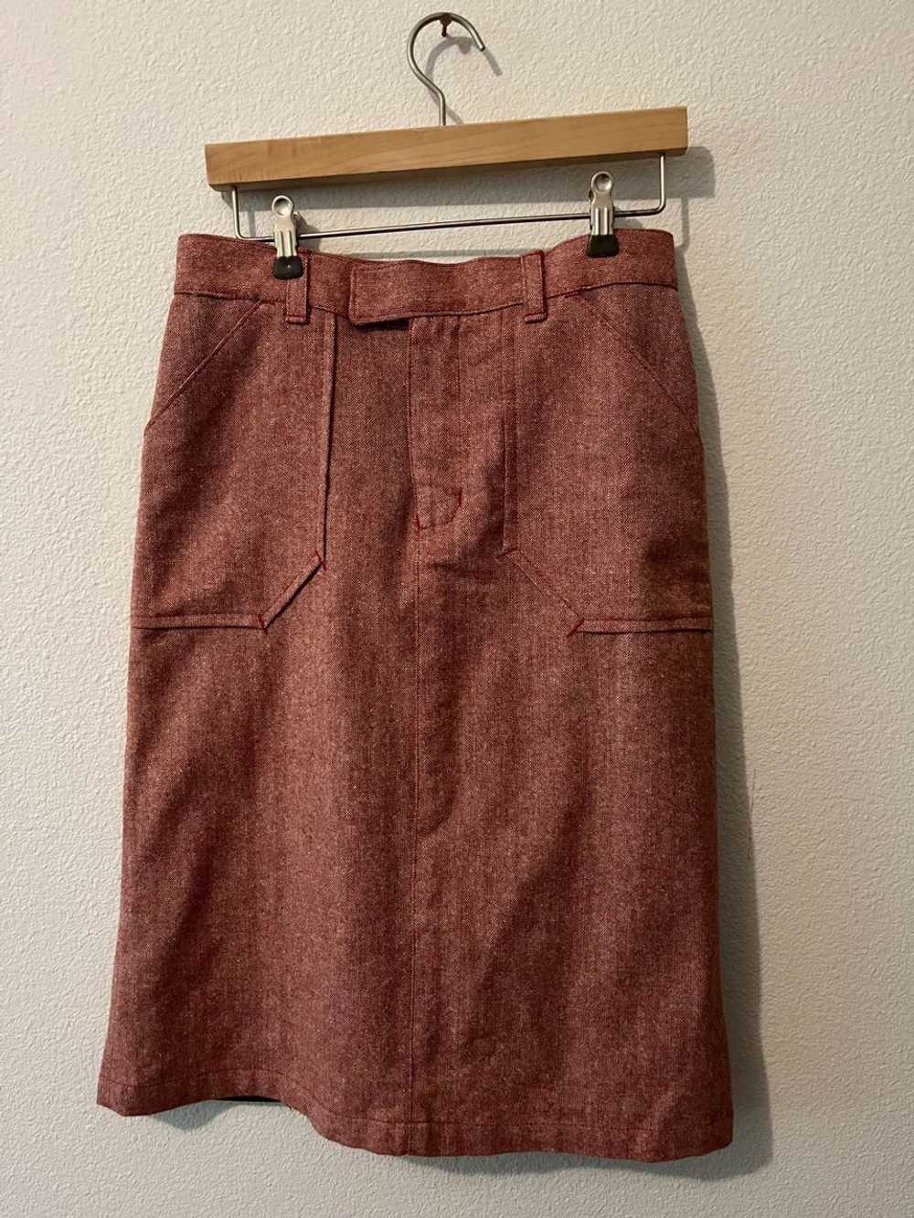 loreak mendian red pencil skirt (S) | Used,… - image 1