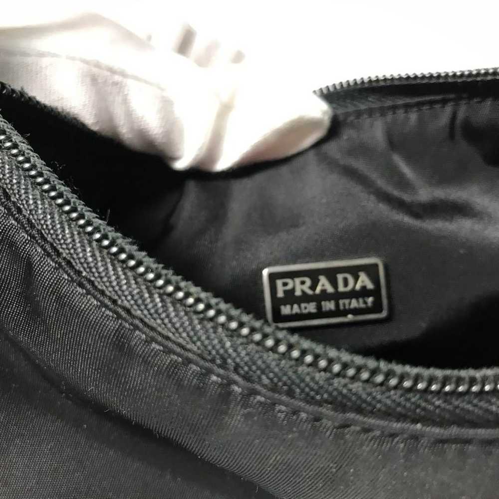 ☆PRADA Vintage MV519 Nylon Bag☆ Hobo, Black - image 7