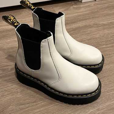 Dr Martens White Chelsea Boot