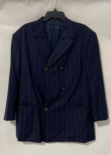 Istante By Versace Blue Blazer - Size Large