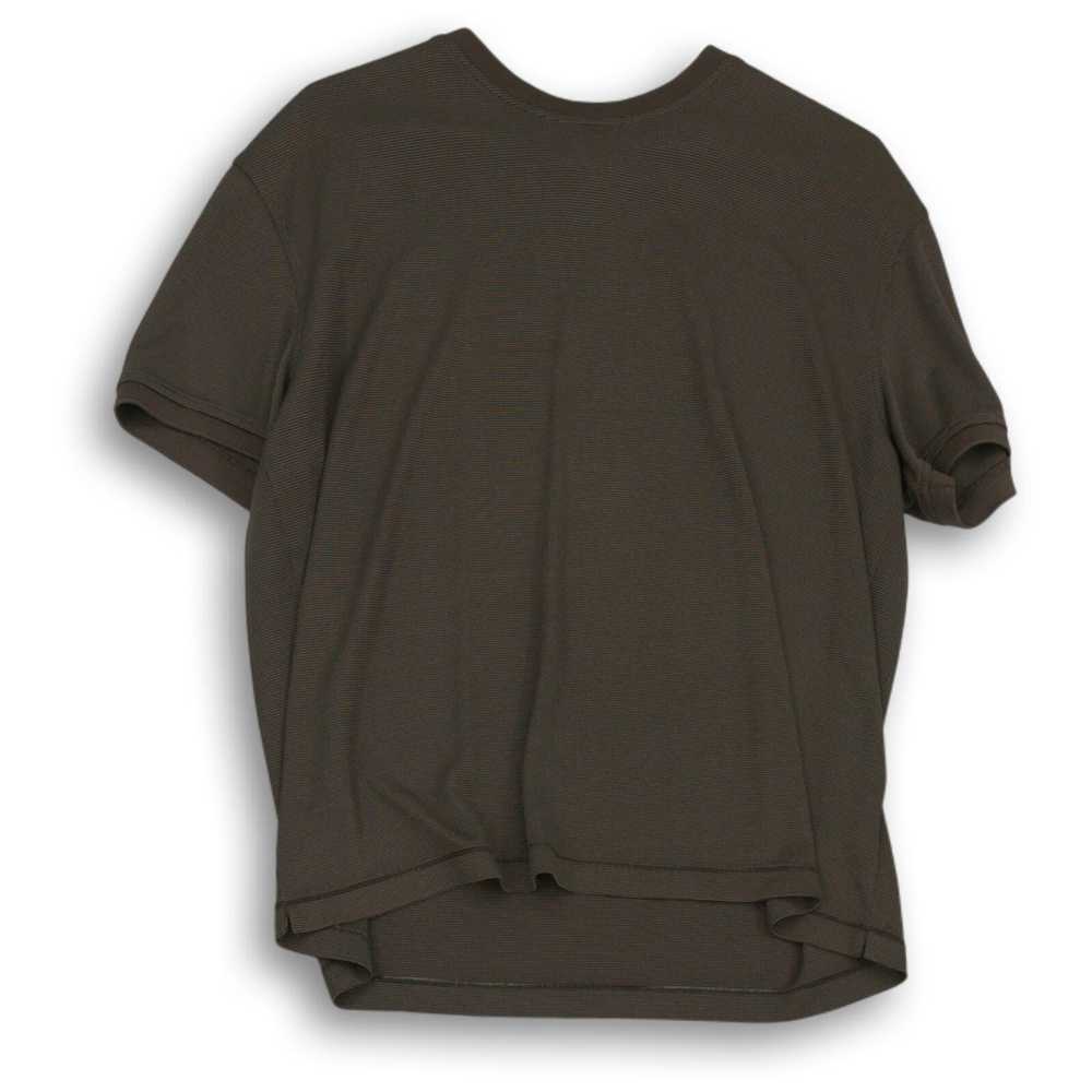 Armani Collezioni Mens Brown Crew Neck Short Slee… - image 1