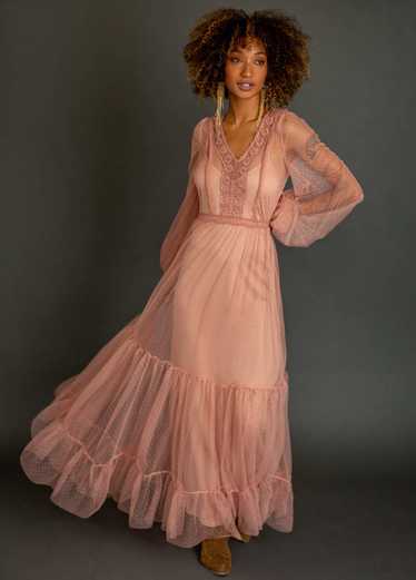 Joyfolie Echo Maxi Dress in Mauve