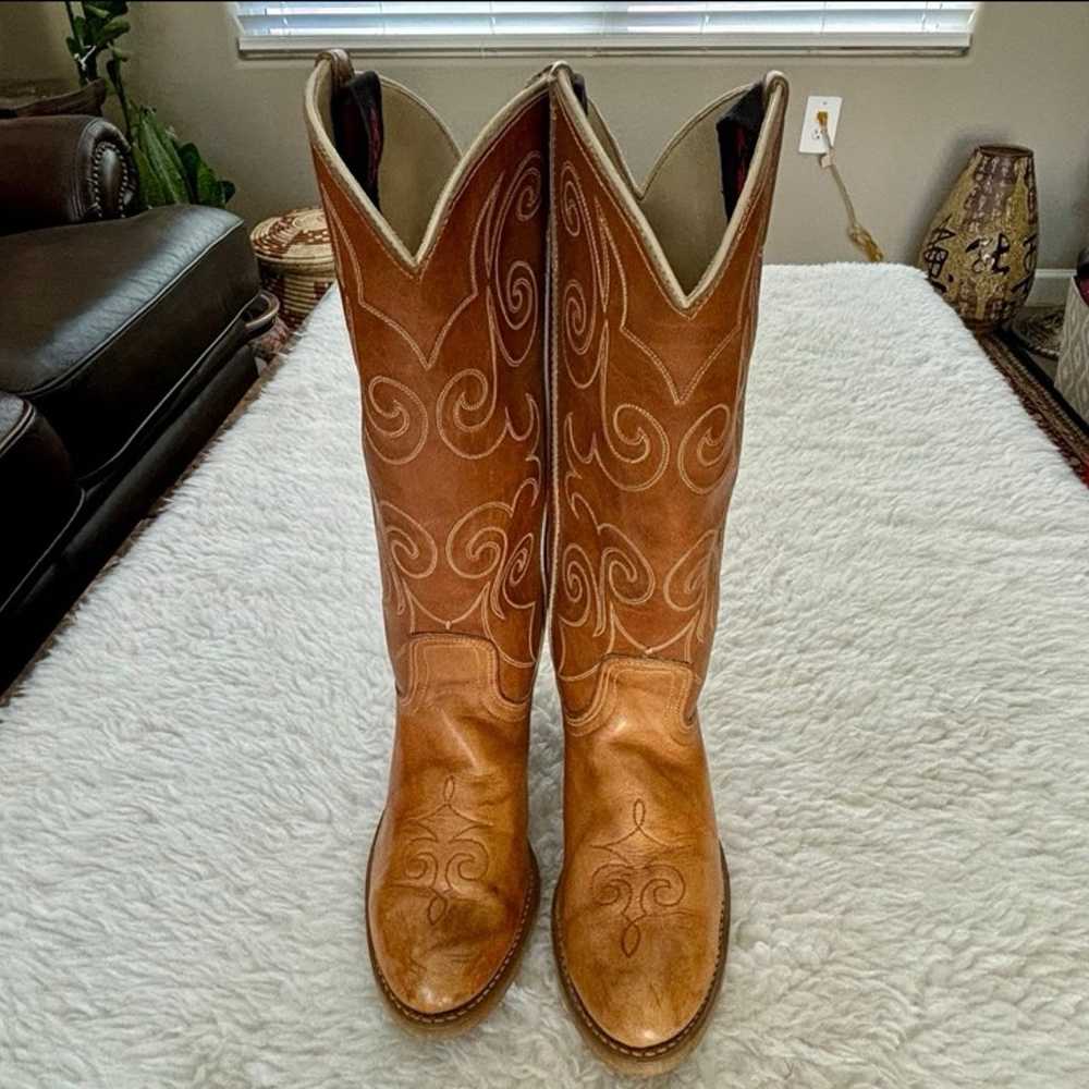 Dingo cowboy boots size 6M genuine leather - image 3