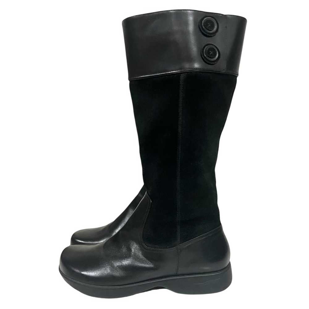 Dansko Delilah Black Suede and Leather Tall Ridin… - image 7