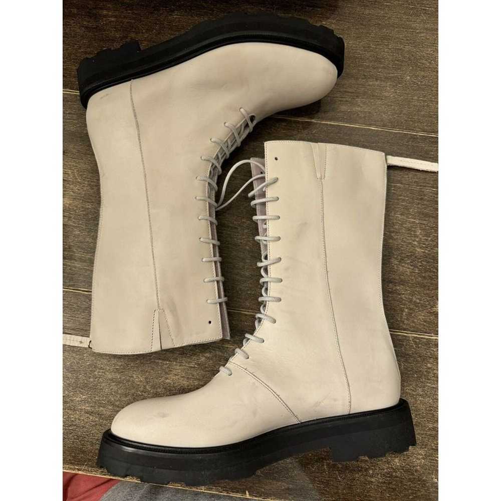 $450 LITA BY CIARA Higher Love Combat Boot LEATHE… - image 2