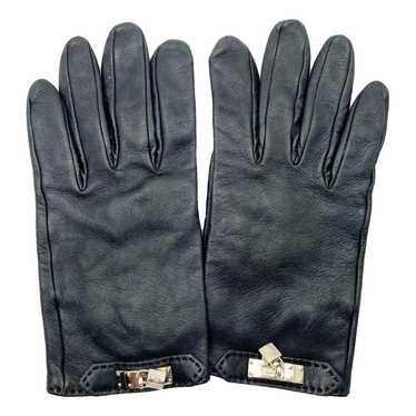 Hermès Soya leather gloves