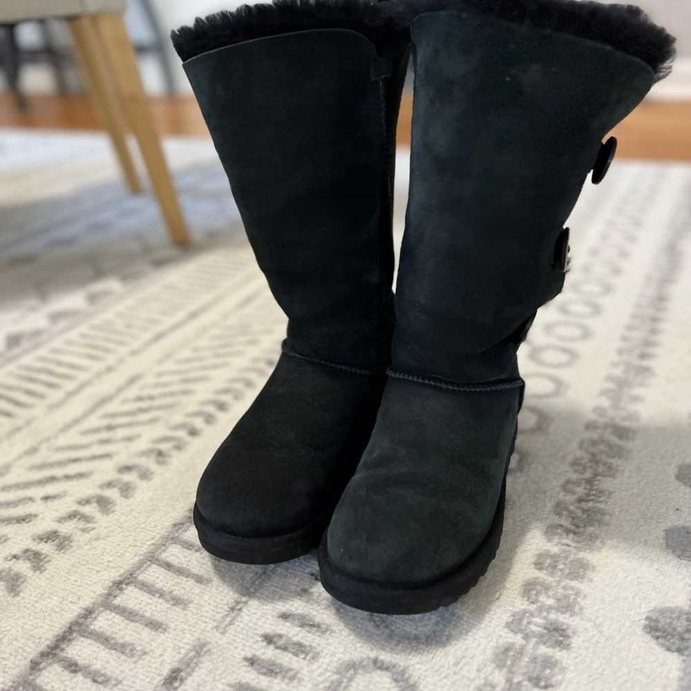 UGG Australia Black Bailey Button Boots - image 2