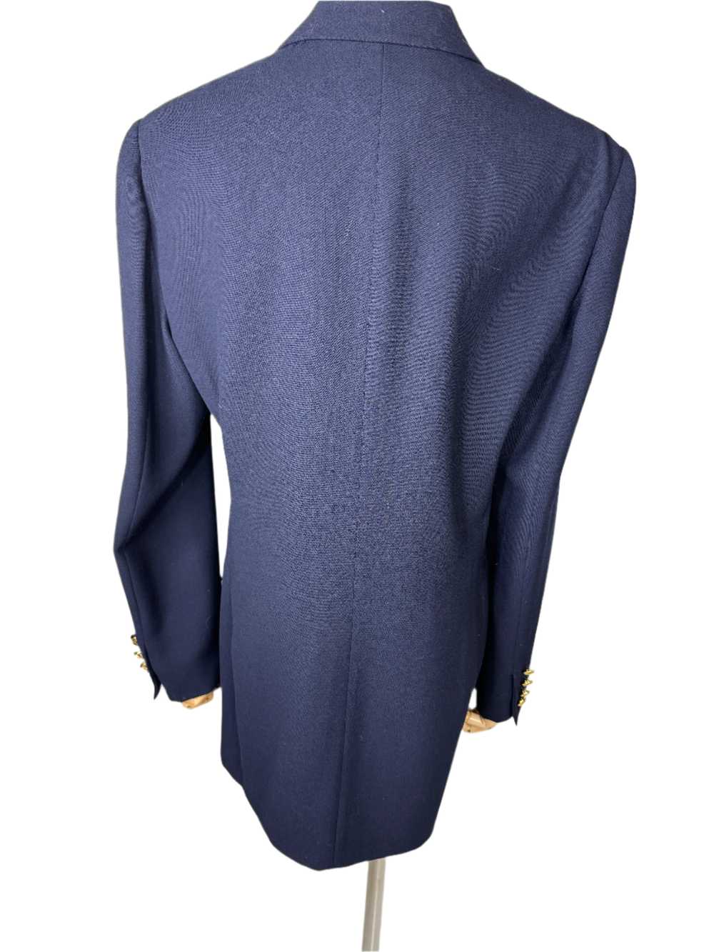 Lauren by Ralph Lauren Navy Blue Blazer 1990s - image 3