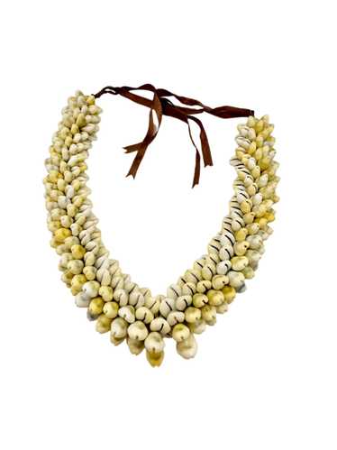 Puka Shell Statement Necklace 1980s