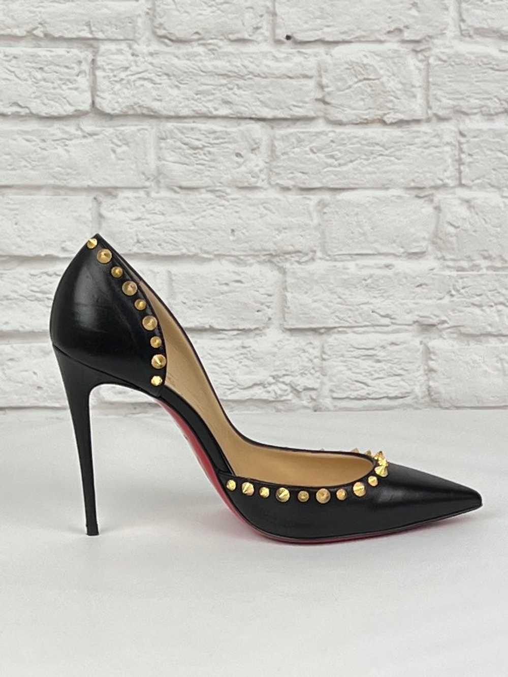 Christian Louboutin Iriza 100 MM Patent Pump, Bla… - image 9