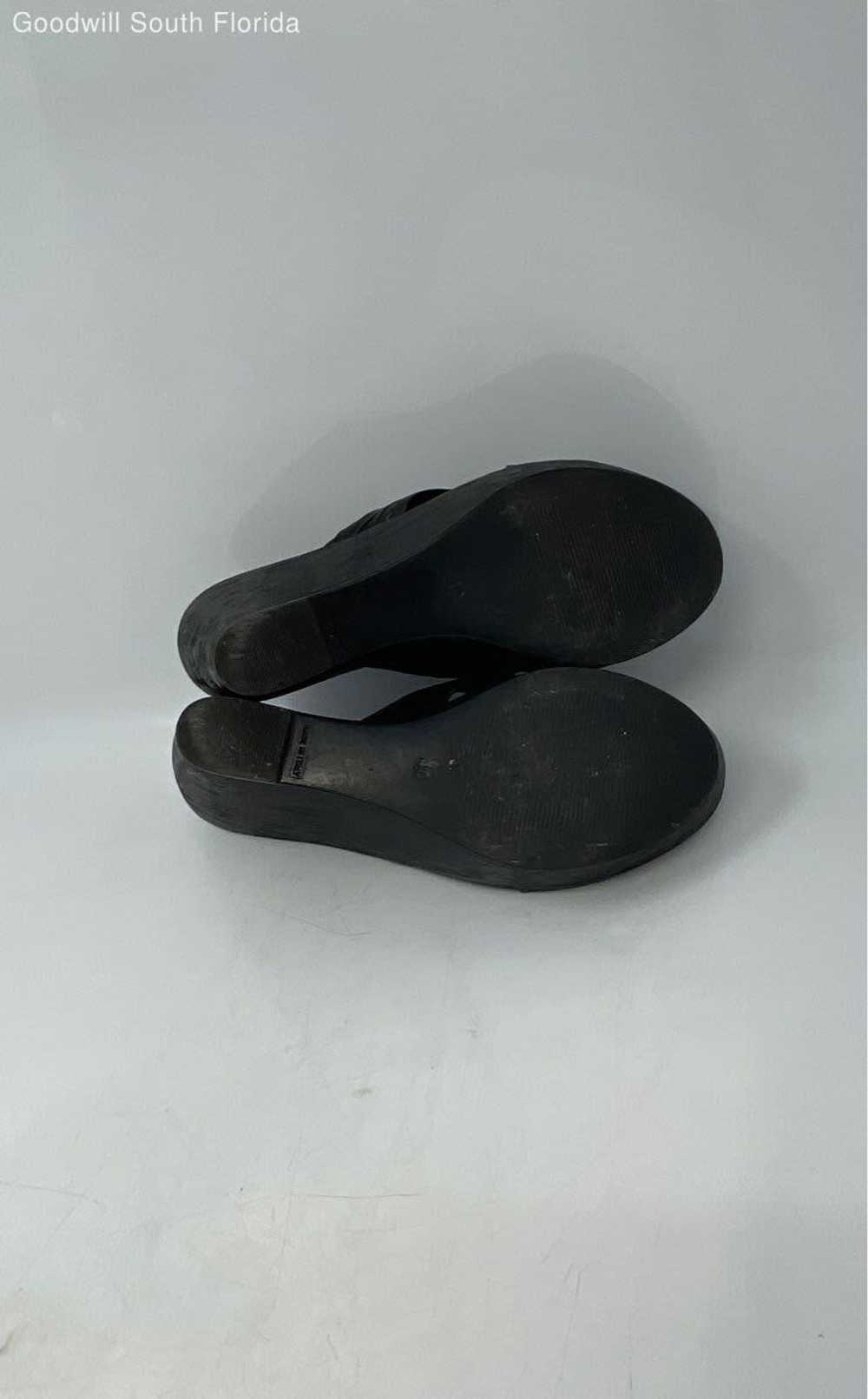 Italian Shoemakers Womens Black Leather Slip-On W… - image 5