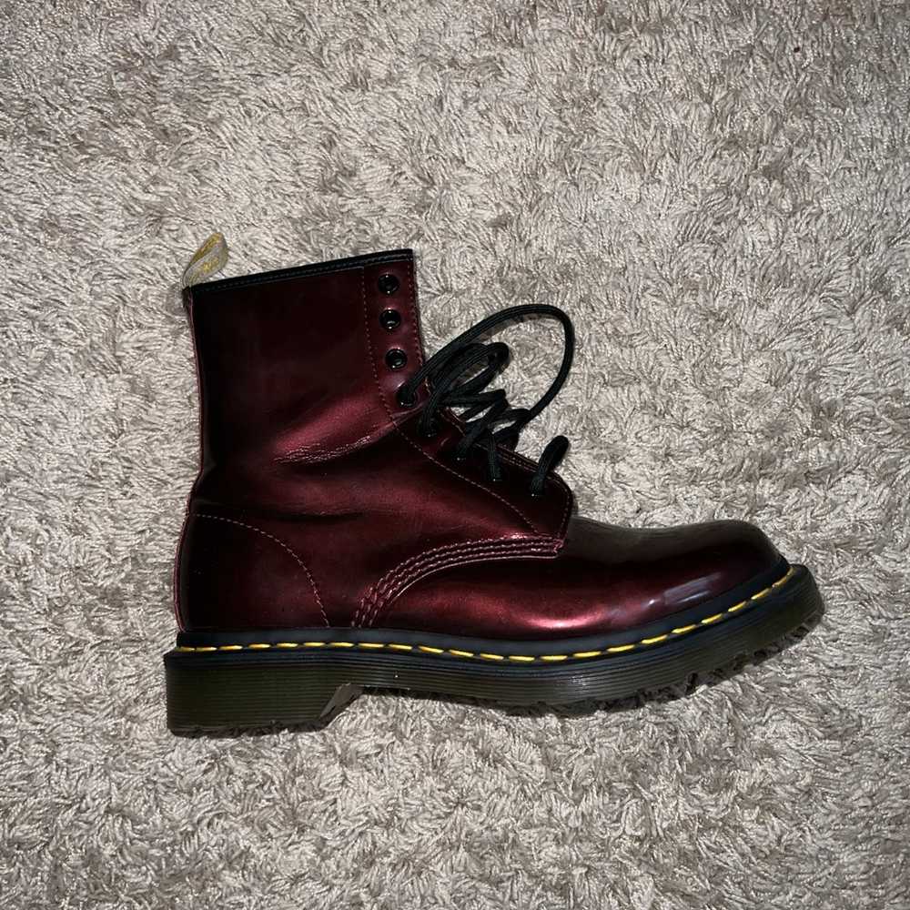 Chrome Oxblood Dr. Martens - image 1