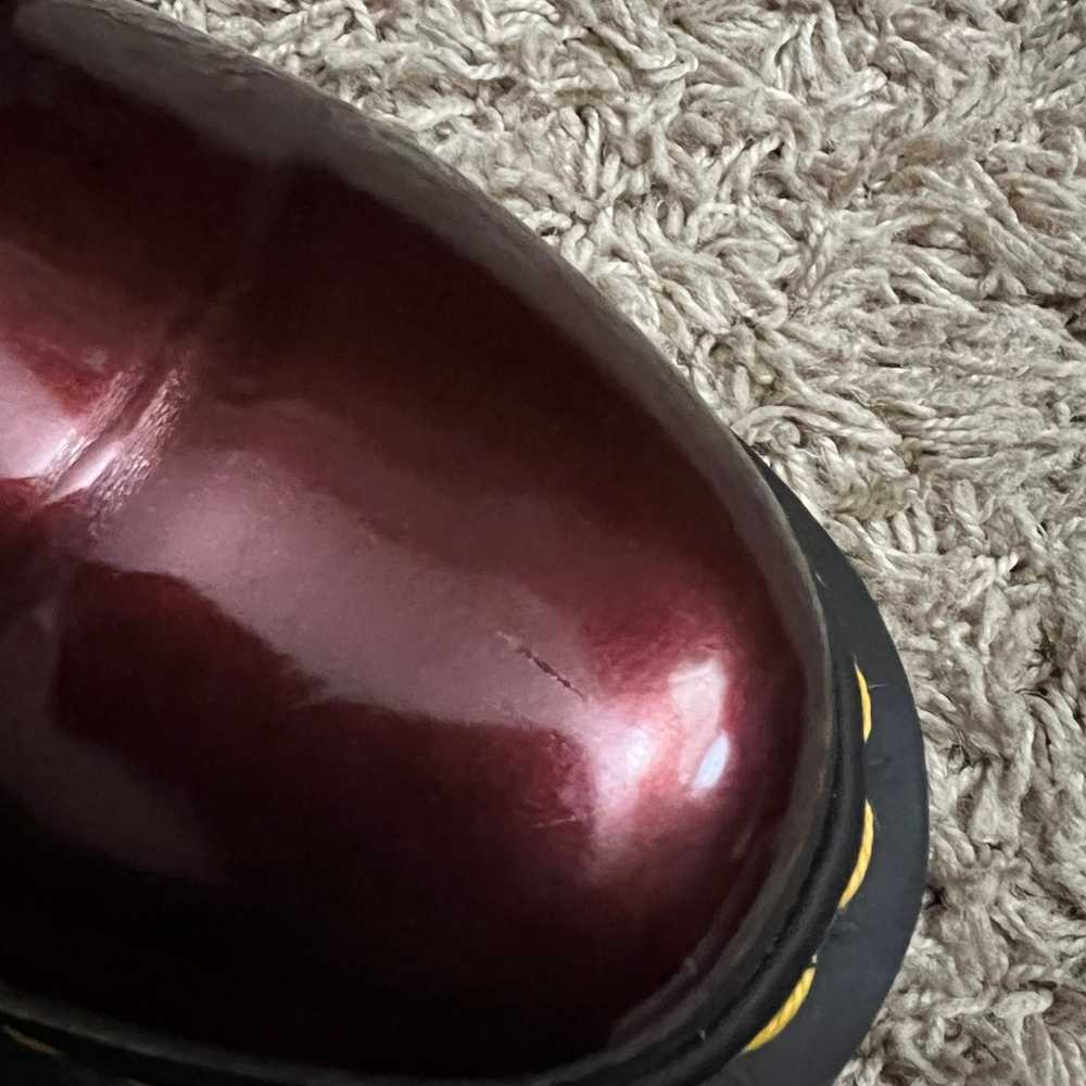 Chrome Oxblood Dr. Martens - image 3