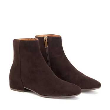 Aquatalia NWOB $495 Ulyssaa Espresso Brown Suede W