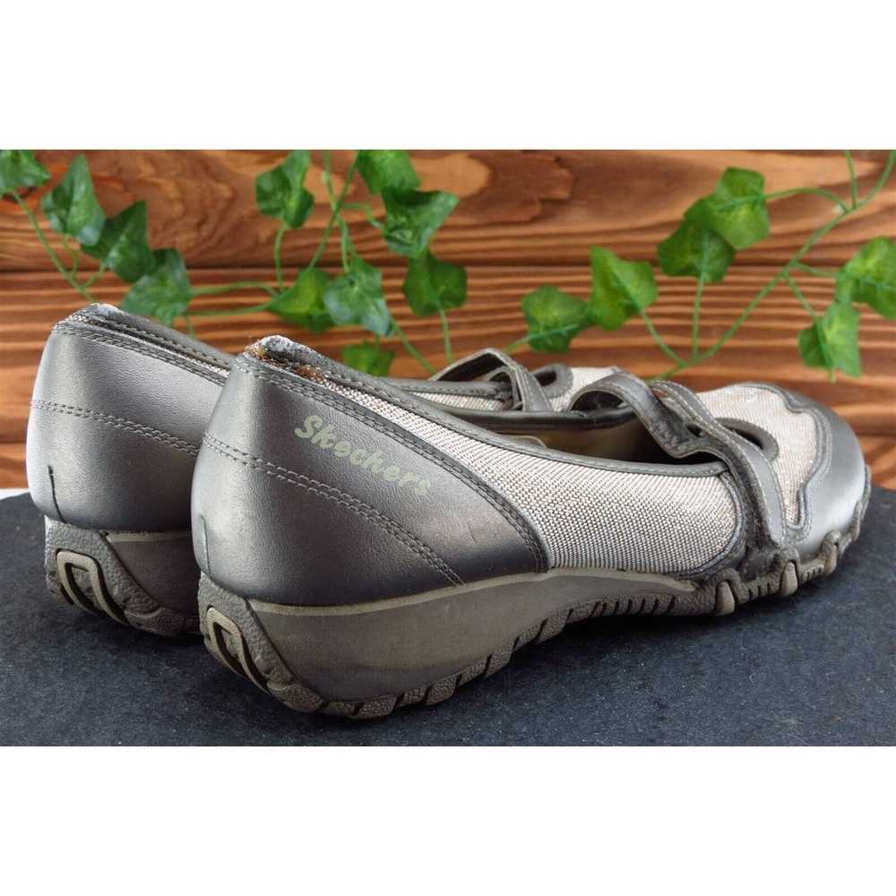 SKECHERS Size 7 M Taupe Flat Shoes Leather Women - image 6