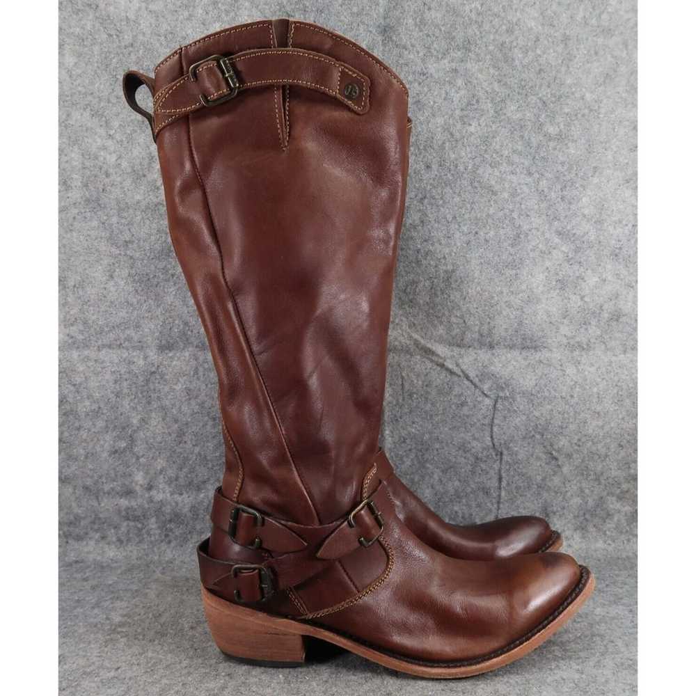 Liberty Black Boots Women 9 Western Riding Leathe… - image 2