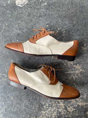 Vintage Lorenzo Banfi Two-Tone Oxfords