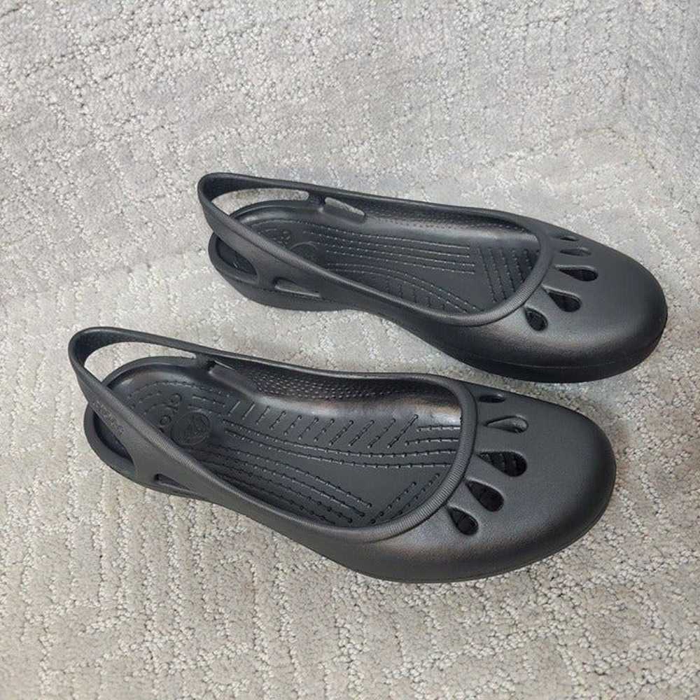 Crocs Kadee Womens Size 9 Slingback Black Ballet … - image 2