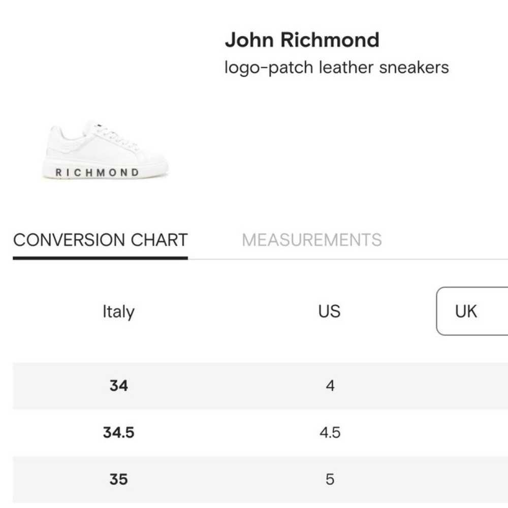 John Richmond Leather trainers - image 11