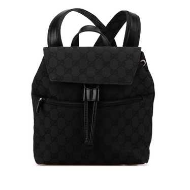 Black Gucci GG Canvas Backpack