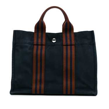 Blue Hermès Fourre Tout PM Handbag - image 1