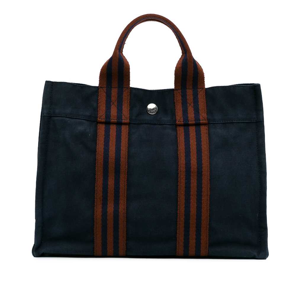 Blue Hermès Fourre Tout PM Handbag - image 3