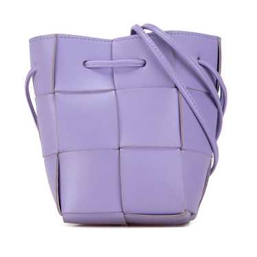 Purple Bottega Veneta Mini Nappa Intrecciato Casse