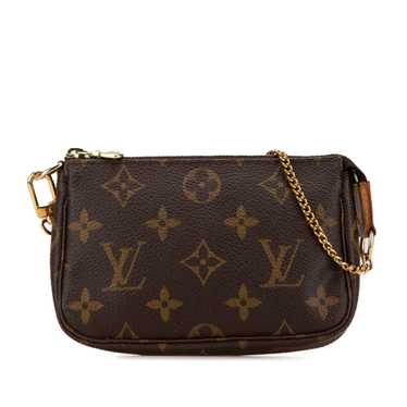 Brown Louis Vuitton Monogram Mini Pochette Accesso