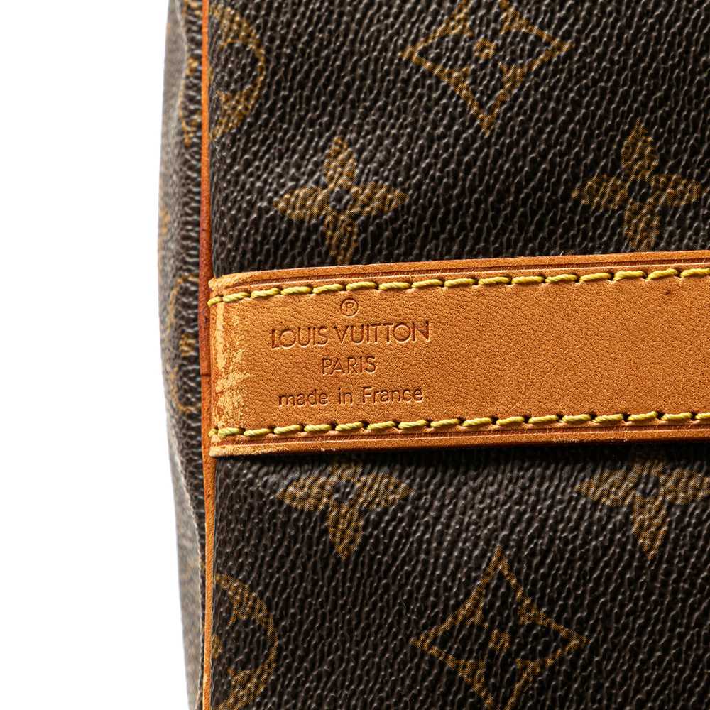 Brown Louis Vuitton Monogram Keepall Bandouliere … - image 5