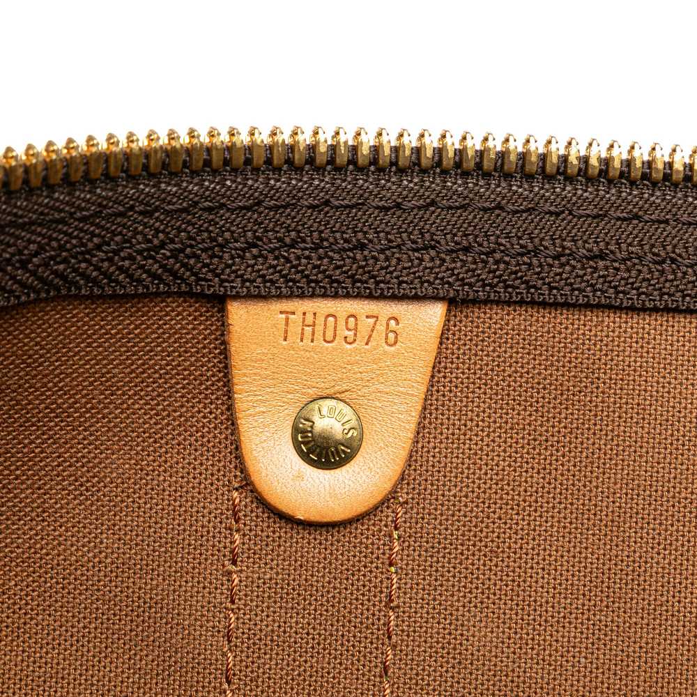 Brown Louis Vuitton Monogram Keepall Bandouliere … - image 6