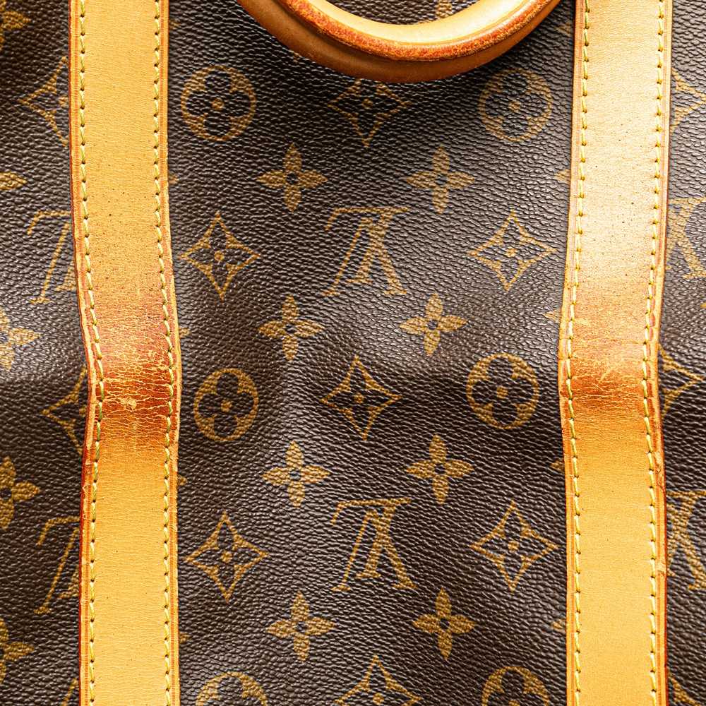 Brown Louis Vuitton Monogram Keepall Bandouliere … - image 8