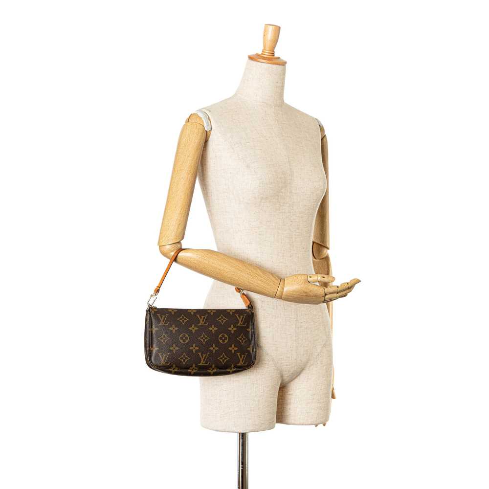 Brown Louis Vuitton Monogram Pochette Accessoires… - image 10