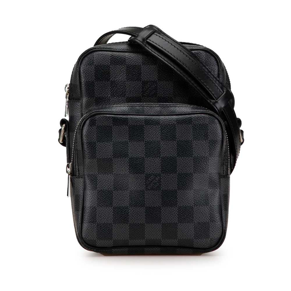 Black Louis Vuitton Damier Graphite Rem Crossbody… - image 1