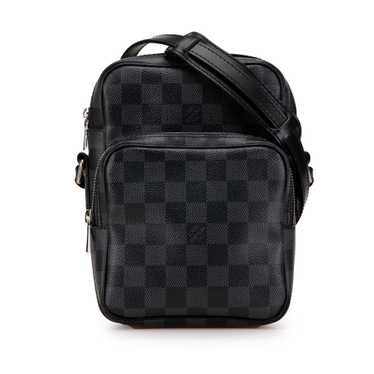 Black Louis Vuitton Damier Graphite Rem Crossbody 