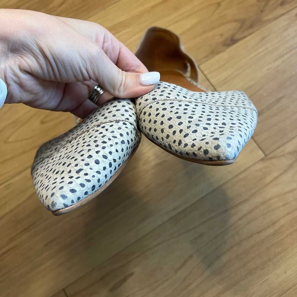 Madewell D'Orsay Spotted Animal Prints Flats
Size… - image 2