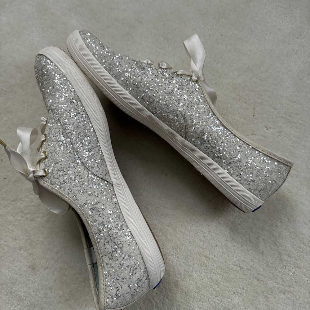 Keds x Kate Spade Cream Glitter Sneakers - image 4