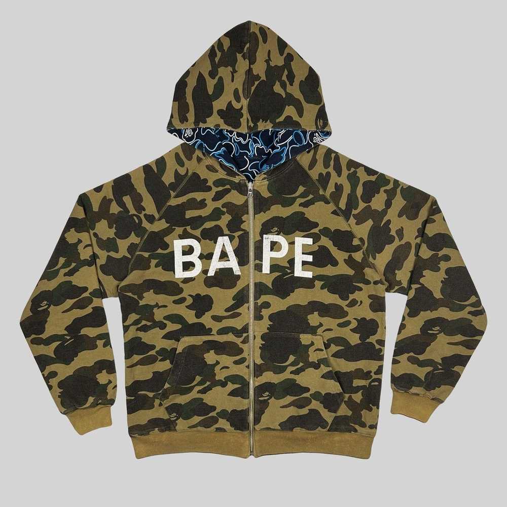 Bape Bape Reversible Zip Up Hoodie - image 3