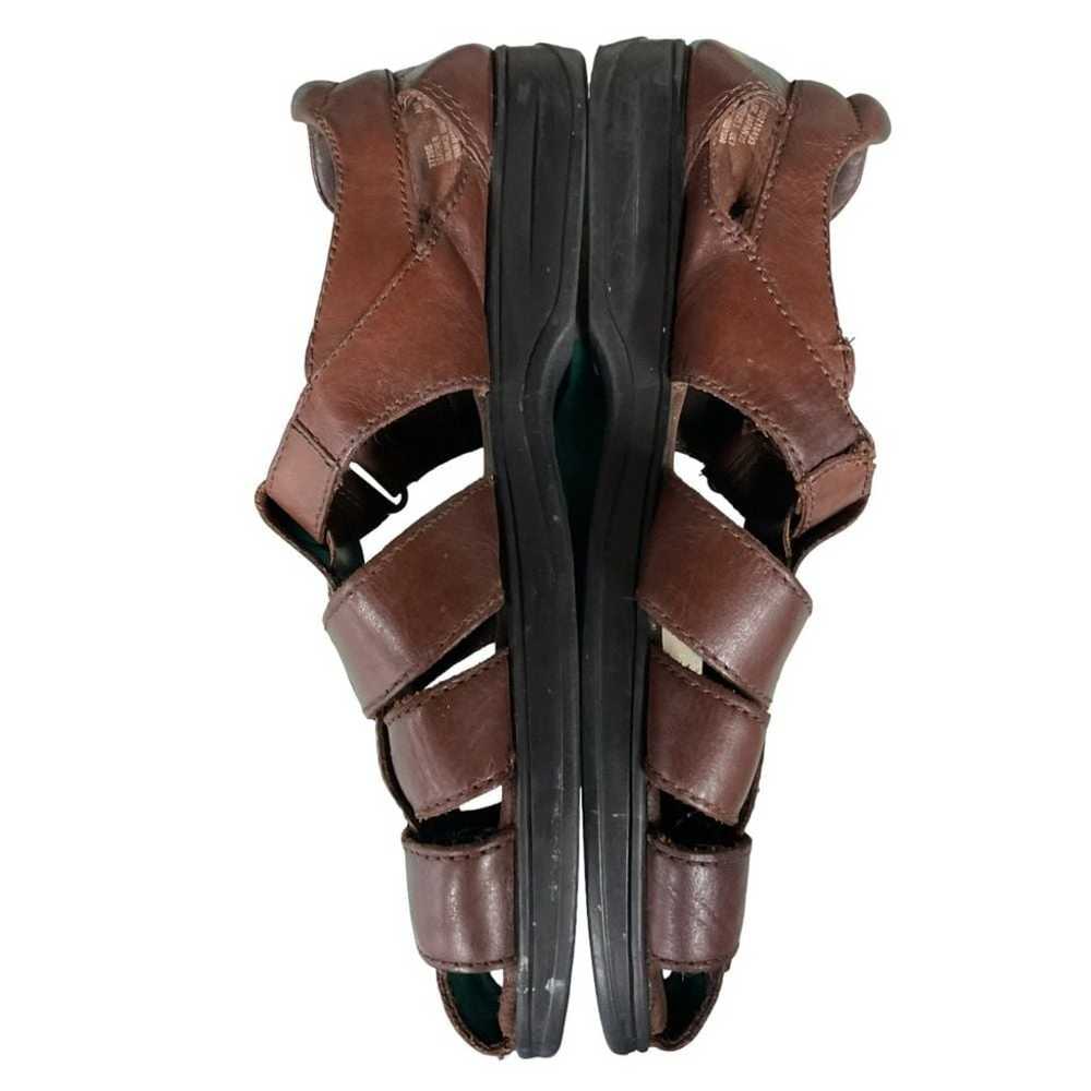 Vintage Cobbie Cuddlers Leather Fisherman Sandals… - image 5