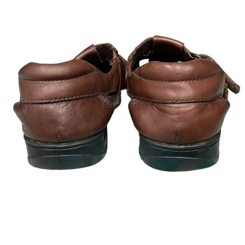 Vintage Cobbie Cuddlers Leather Fisherman Sandals… - image 7